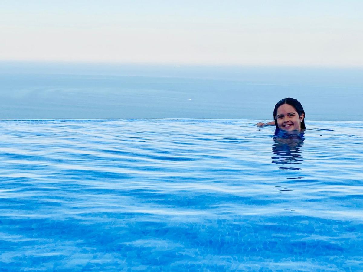 Fantástico apartamento con vistas panorámicas al mar Cumbre del Sol Exterior foto